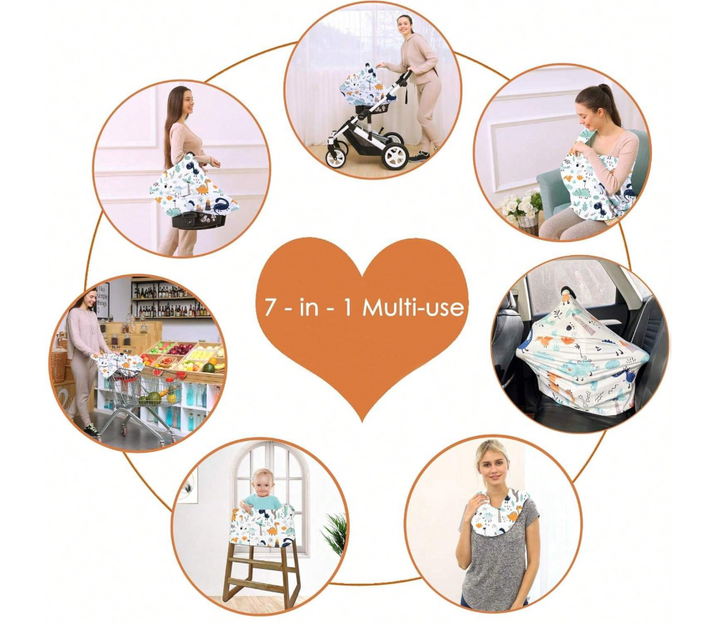 7 in 1 Breastfeeding Cover